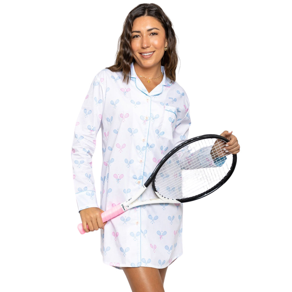 Women's Tennis Bows Night Shirt