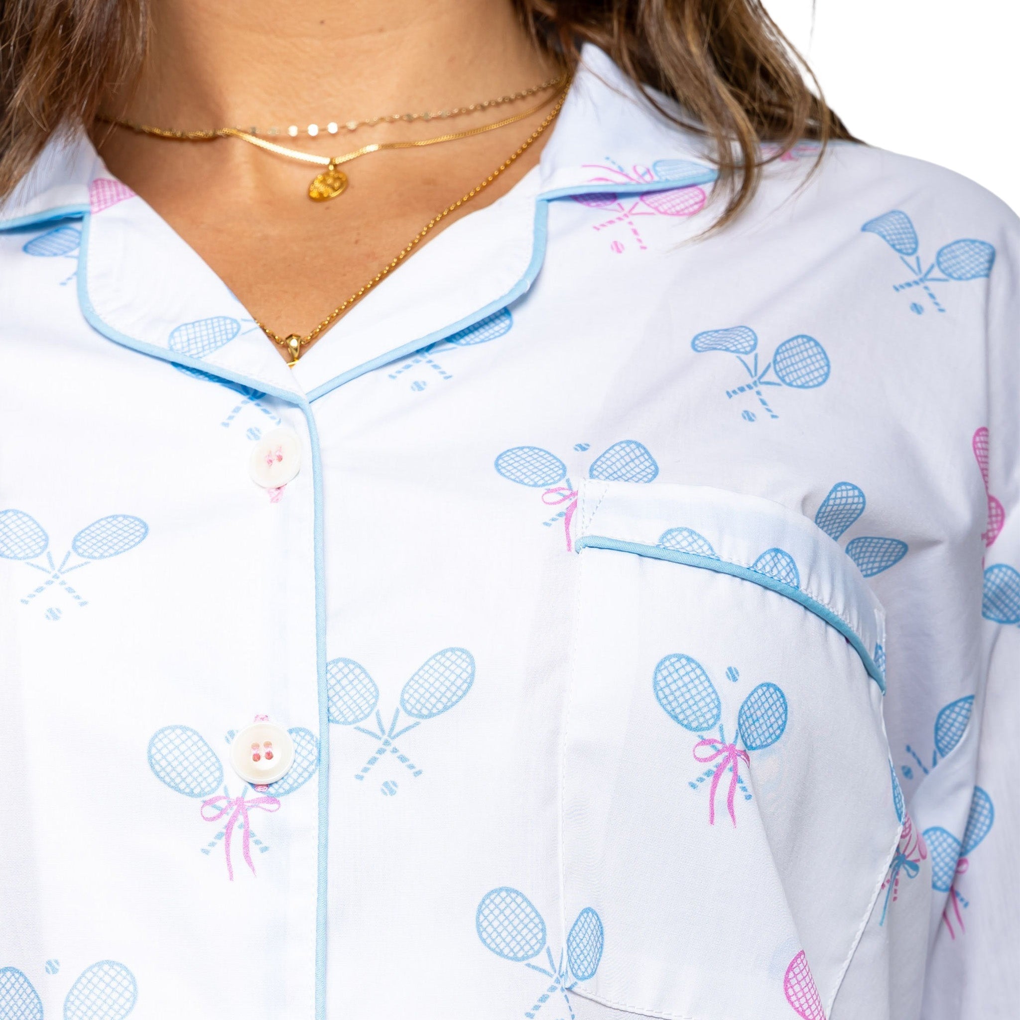 Women's Tennis Bows Night Shirt