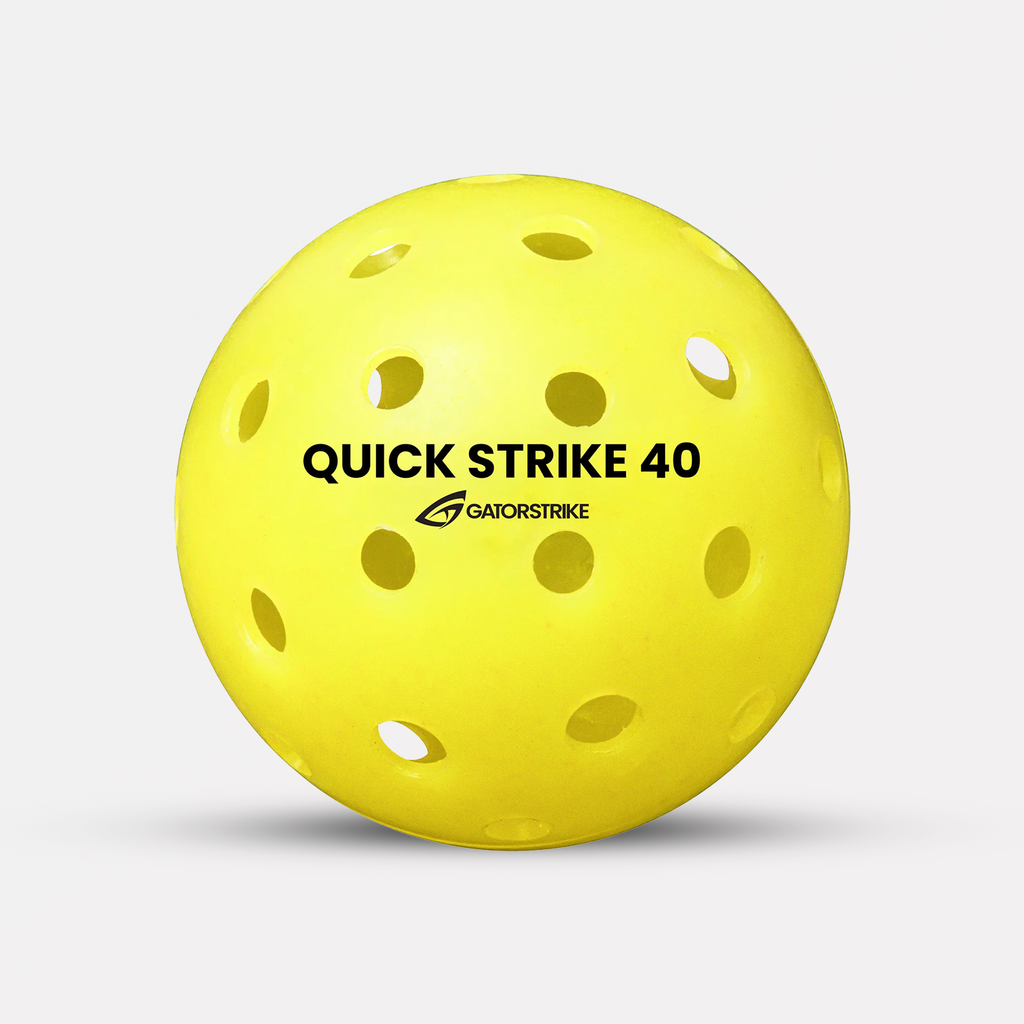 Quick Strike 40 Outdoor Pickleballs — Durable Long Lifetime Balls